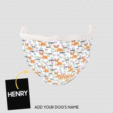 Personalized Dog Gift Idea - Cute Dogs 15 For Dog Lovers - Cloth Mask